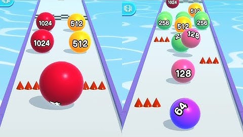 Ball Run 2048 🎱😷 - All Levels Gameplays  Android, iOS part 108