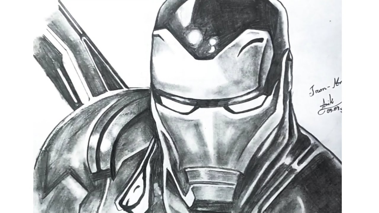 How To Draw Iron-Man , Mark 85 | Avengers Endgame | Amar Drawing - YouTube