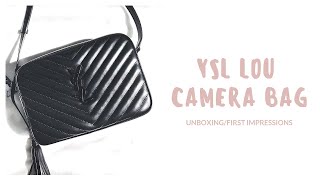 Unboxing The Saint Laurent Lou Camera Bag in Smooth Leather 