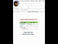 Trim Function #excel #tricks #trim #function #shortvideo