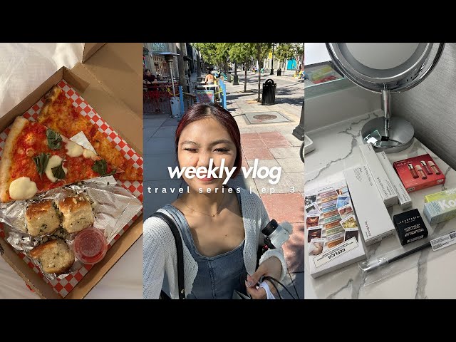 manila to california ✈ ♡ ⁺ ₊ pack with me, usa vlog, sephora haul, staying in santa monica class=