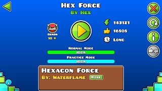 Geometry Dash - Hex force - by Hex (Demon secret way)