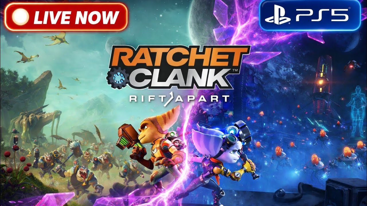 Ratchet & Clank Rift Apart LIVE Gameplay | PS5 Ultra Graphics part 1