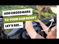 Add Useful Storage Racks To Your Suburu Forester | Tuyoung 300lbs Roof Rack Cross Bars