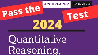 Accuplacer Math Test Quantitative Reasoning