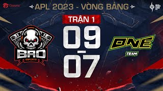 BRO ESPORTS VS ONE TEAM ESPORTS: SỨC MẠNH ÁP ĐẢO I APL 2023 - VÒNG BẢNG NGÀY 09/07