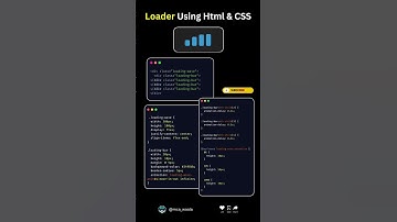 Loader using Html and CSS 📝 #loader #css #html #webdesign