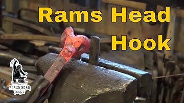 Rams head hook - Blacksmithing for beginners