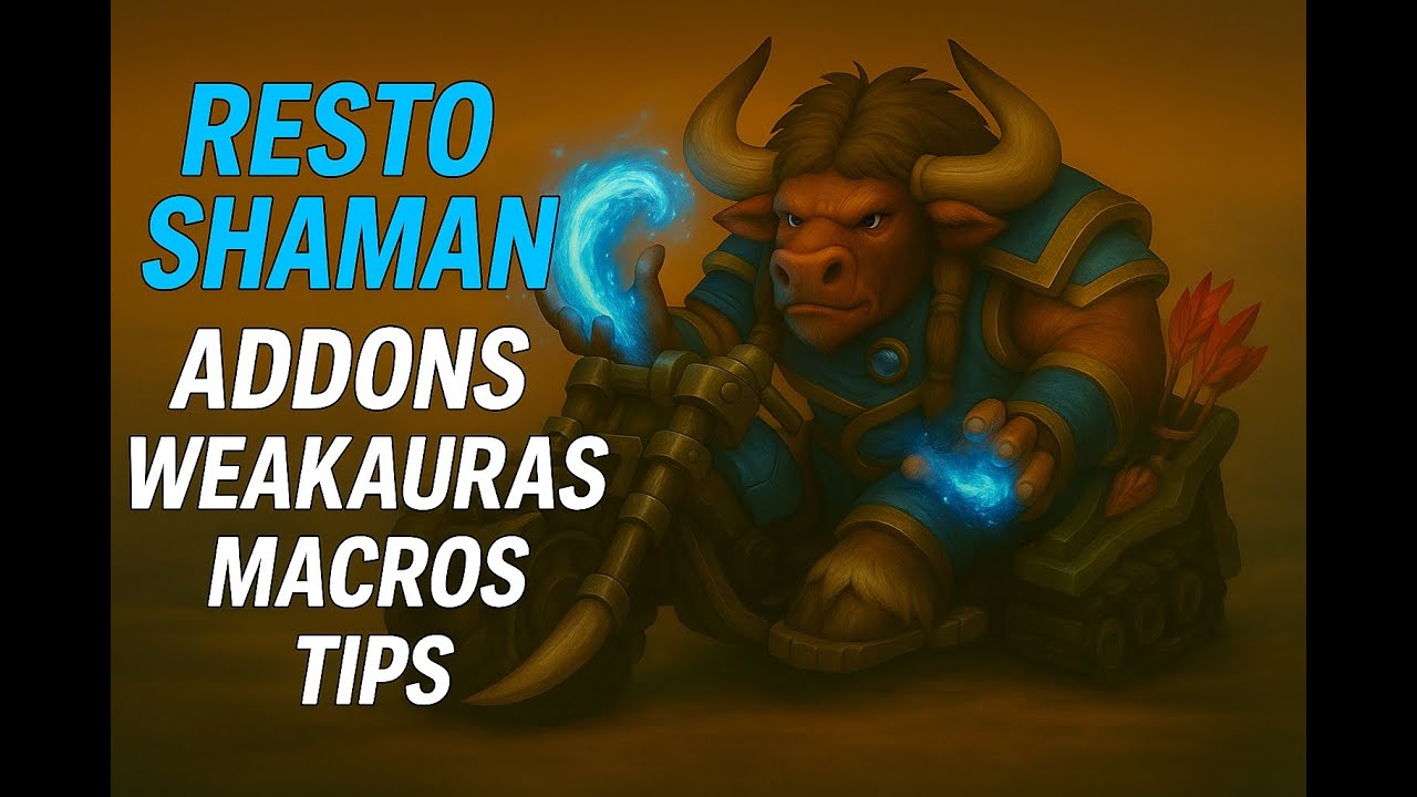 Shaman Ui Library My Resto Shaman UI Setup for Mythic+ | Addons, WeakAuras, Macros ...