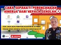 CARA SEPAKATI PERENCANAAN KINERJA DARI KEPALA SEKOLAH DAN CEK JIKA ADA PENYESUAIAN RHK DI PMM