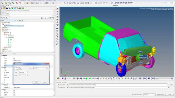 Postprocessing crashworthiness in Hyperview