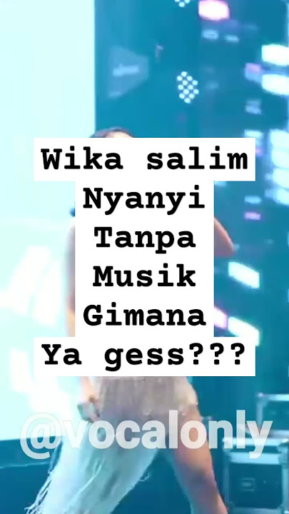 vocal only // wika salim // seperti mati lampu #shorts  #cover #tiara #musicclip