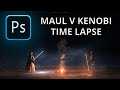 STAR WARS TIMELAPSE | Darth Maul v Kenobi on Tatooine