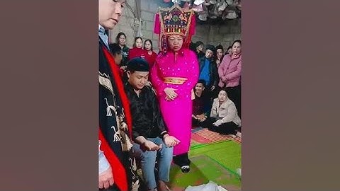 Nghi lễ sinh con trong lễ lẩu then cấp sắc, lễ lẩu then ở Tân Văn, Bình Gia, 20 tháng giêng #6