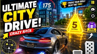 INSANE Car Driving Challenge 🚗🔥 | Crazy City Racing Gameplay screenshot 2
