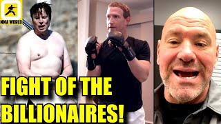 Dana White reacts to Elon Musk and Mark Zuckerberg agreeing to a fight inside a cage, Conor McGregor