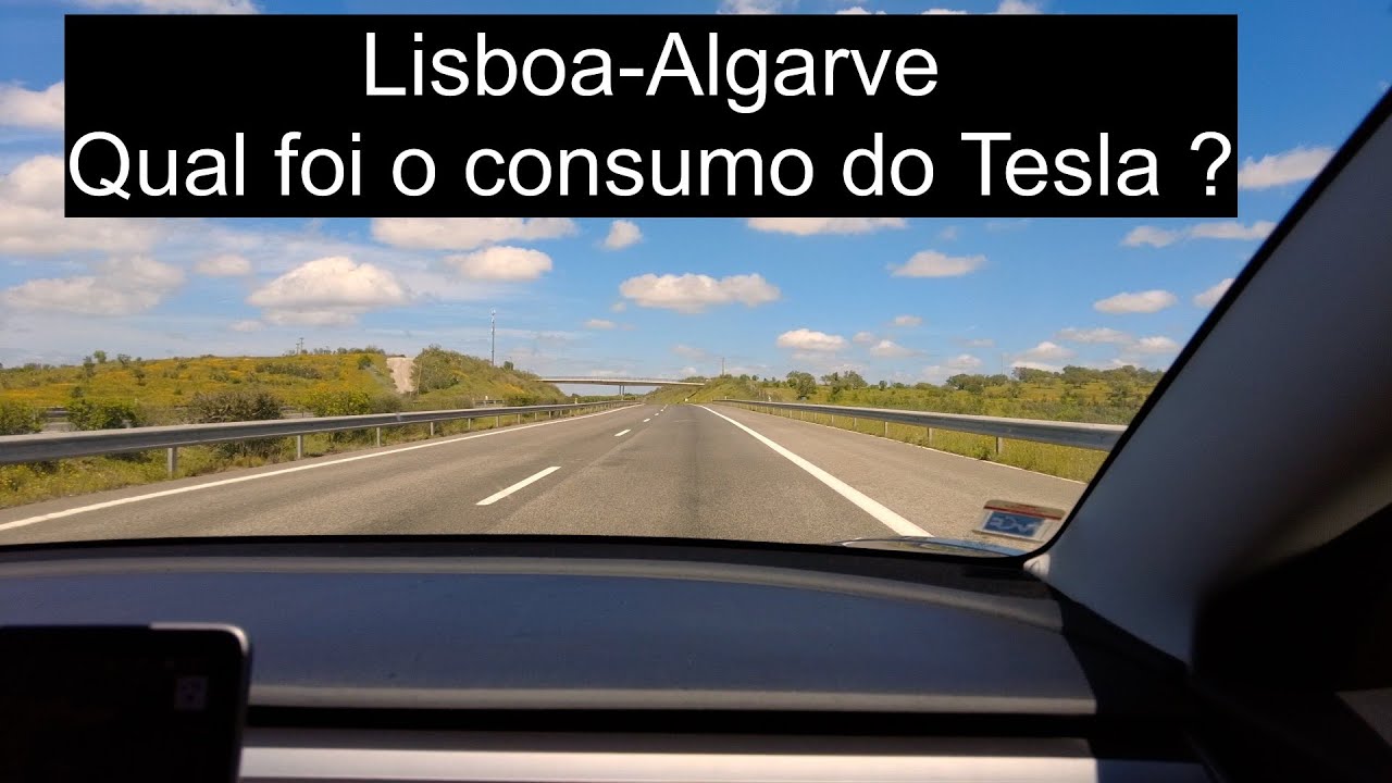 Tesla Model 3: teste de consumo auto estrada Lisboa-Algarve-Lisboa
