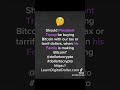 Trump buys Bitcoin w/tax Dollars