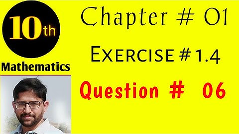 Class 10 maths chapter 1 Quadratic Equation| Exercise # 1.4  | Q.#. 06 | AHMED JAMIL
