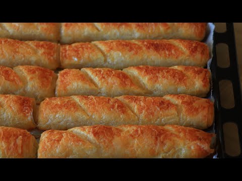 EN KOLAY BÖREK📣Çıtırlıkta Üstüne Tanımam! Baklavalık Yufkadan Çıtır Çıtır Kolay Börek Tarifi✅