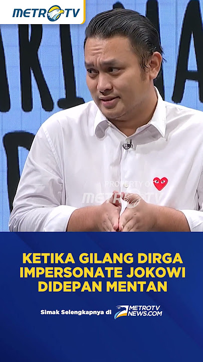 Kocak, Gilang Dirga Impersonate Jokowi Didepan Mentan #shorts