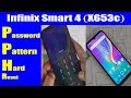 Infinix Smart 4 (X653c) Password Pattern Unlock Hard Reset | Urdu Hindi