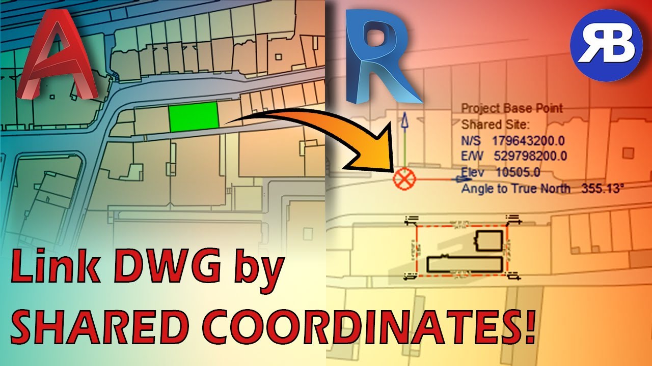Revit Snippet: How to link DWG Cad files by Shared Coordinates - YouTube