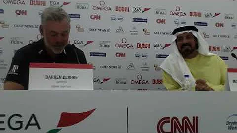Comment from Mohamed Juma Buamaim about Darren Clarke becoming Mena Golf Tour Patron