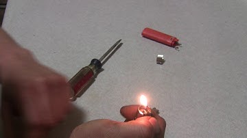 Removing the flint from a disposable lighter