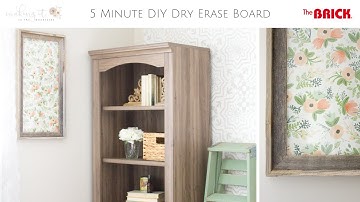 How to Make your own Farmhouse Style DIY Dry Erase Board in Just 5 Minutes