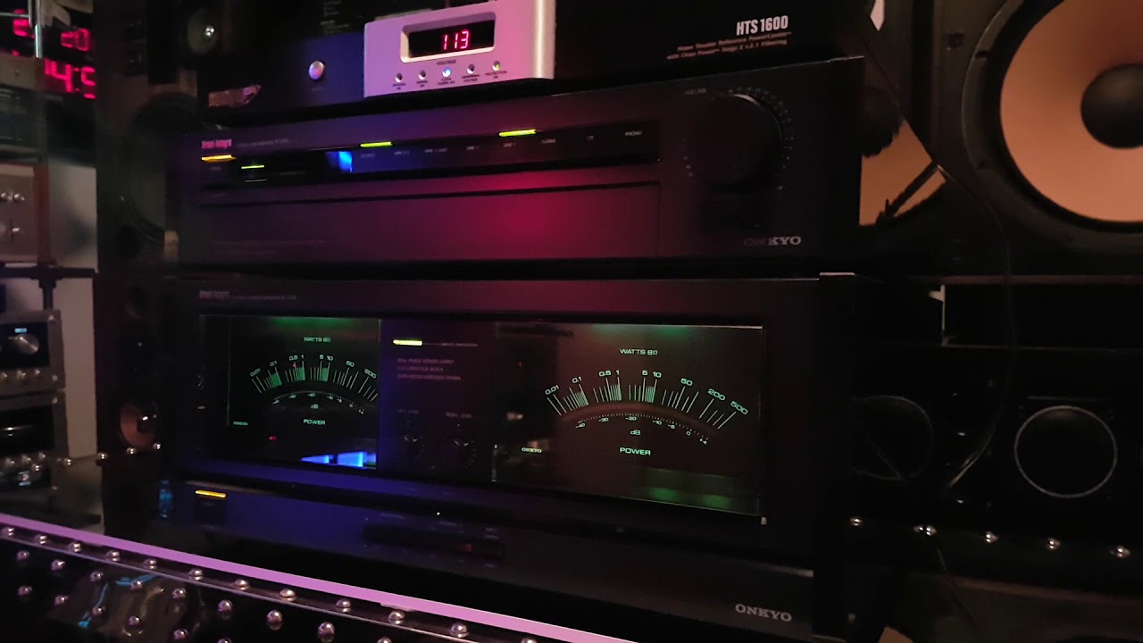 Grand integra onkyo M-508/P-308 test peak 200 WATTS RMS vintage