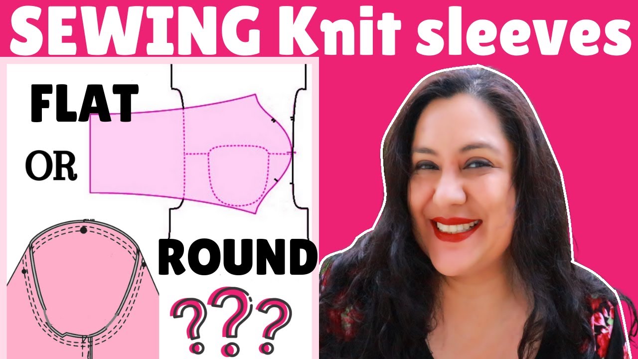 Sewing knit sleeves ON THE FLAT vs ON THE ROUND. Better or worse, or