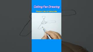 Ceiling Fan Drawing How To Draw Ceiling Fan