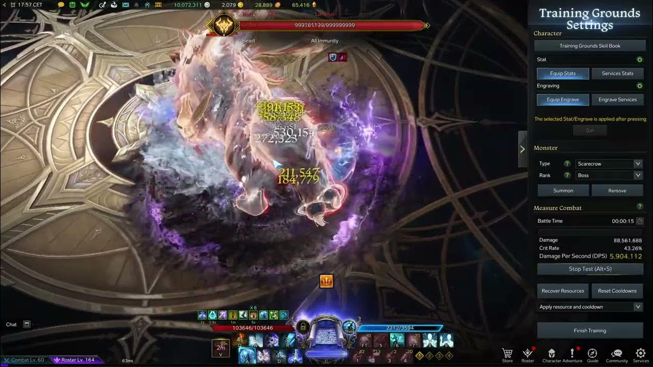 lost ark swif reflux 1minute dmg test YouTube