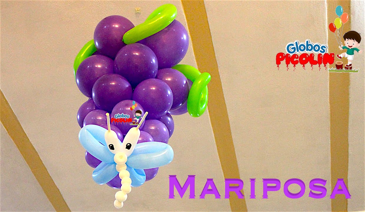 Mariposa saliendo de su capullo con globos niños con hambre