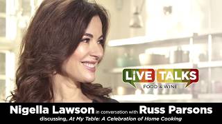 Nigella Lawson in conversation with Russ Parsons at Live Talks Los Angeles