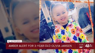 Amber Alert Issued For Missing 3-year-old Girl From KCK Amber Alert Issued For Missing 3-year-old Girl From KCK
