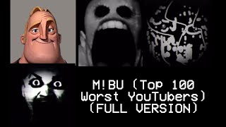 Mr Incredible Becoming Uncanny (Top 100 Worst YouTubers) (Season 3) (FULL VERSION)