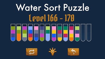 Water Sort Puzzle Level 166 - 170