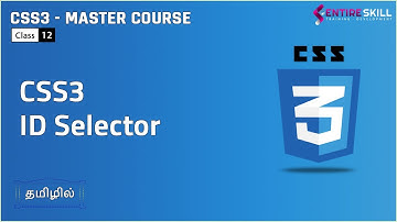 What is ID Selector CSS3 in Tamil (Master Course) - Entire Skill