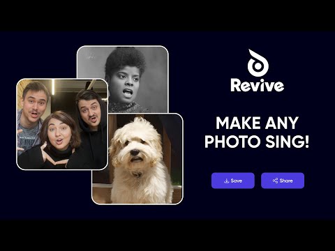 Revive: Анімація та фотографії зі штучним інтелектом