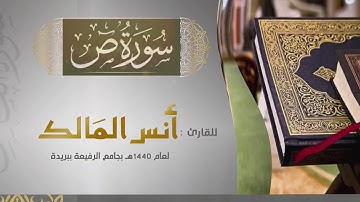 سور ص للقارئ أنس المالك في رمضان ١٤٤٠ بجامع الرفيعة