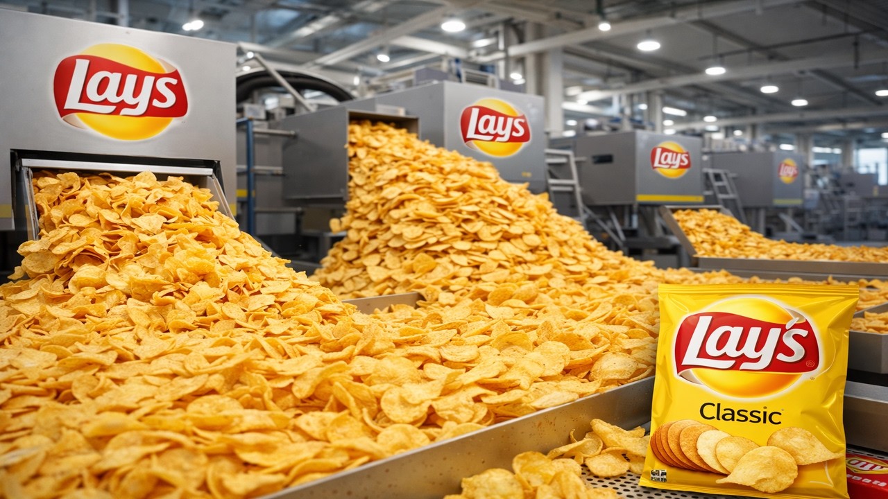 How Lay’s Potato Chips Are Made in Factory | Inside the Massive Baking & Frying Machines