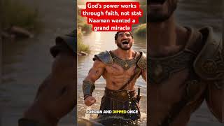 He was a great warrior… but one small act of obedience changed everything. 🙏