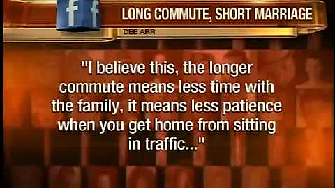 Study: Long commutes are bad for marriage