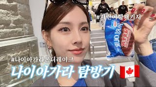 VLOG | 토론토여행 DAY2. 토론토에서 제일 이쁜 마을🏡, 나이아가라 폭포투어, 개기일식