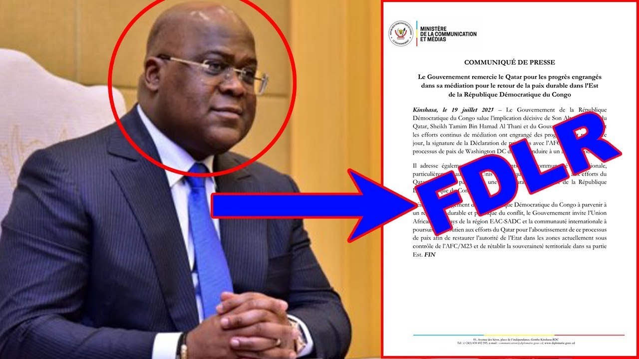 TSHISEKEDI YEMEYE GUSENYA FDLR MUMASEZERANO YA WASHINGTON/KATANGA BASHINZE UMUTWE WITWAJE INTWARO!