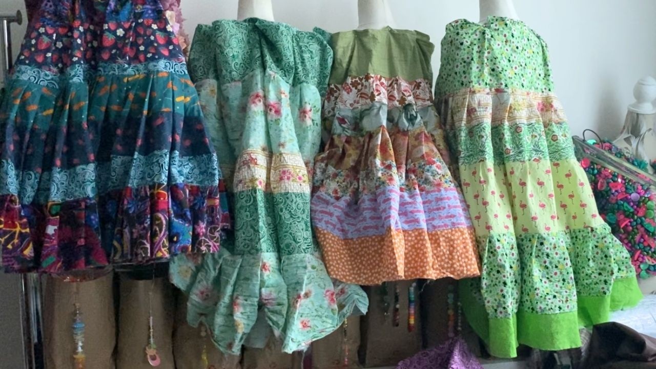 I’m making some layer cake skirts!