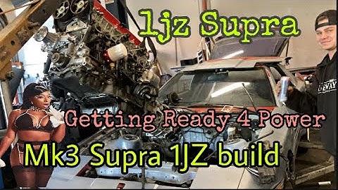 Mk3 Supra Aem Infinity Prep 1JZ swap pt 1
