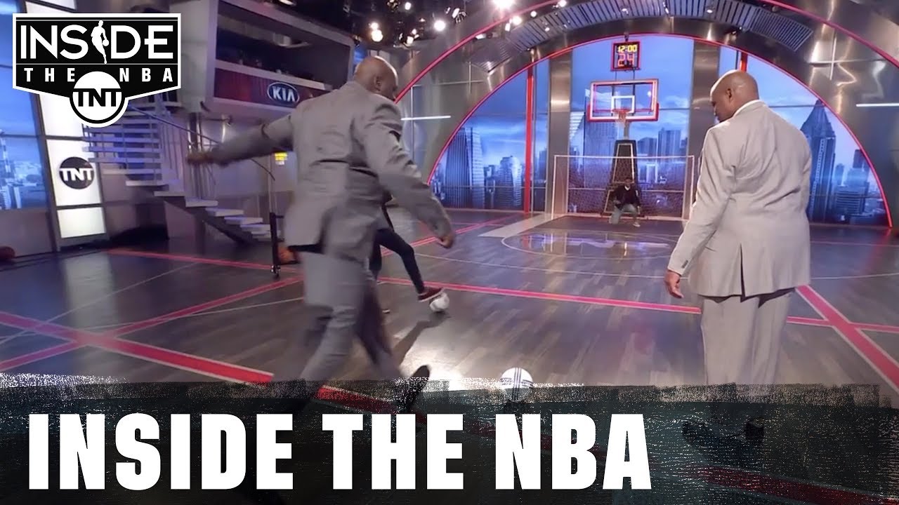 The Inside Guys (Try To) Bend It Like Beckham Inside the NBA